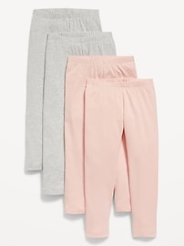 Image number 1 showing, 4-Pack Full-Length Leggings for Toddler Girls