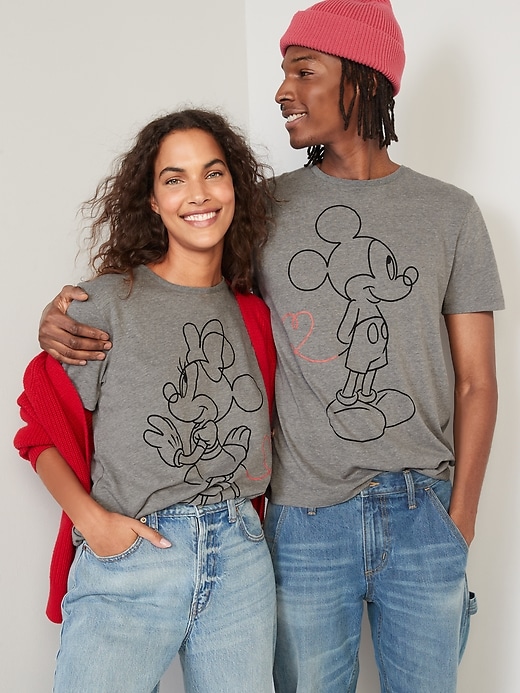 View large product image 2 of 3. Disney© Matching Graphic Gender-Neutral T-Shirt for Adults