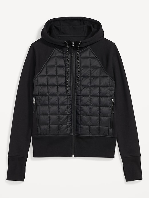 Image number 4 showing, All-Seasons Dynamic Fleece Cropped Hooded Jacket