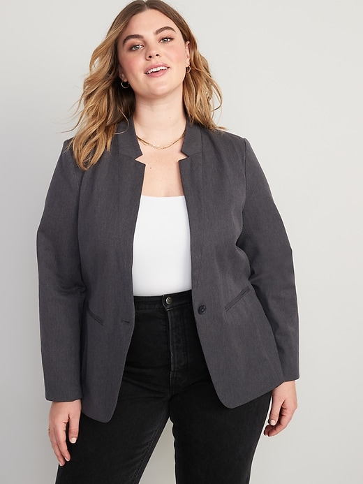 Image number 7 showing, Heathered Twill Pixie Blazer for Women