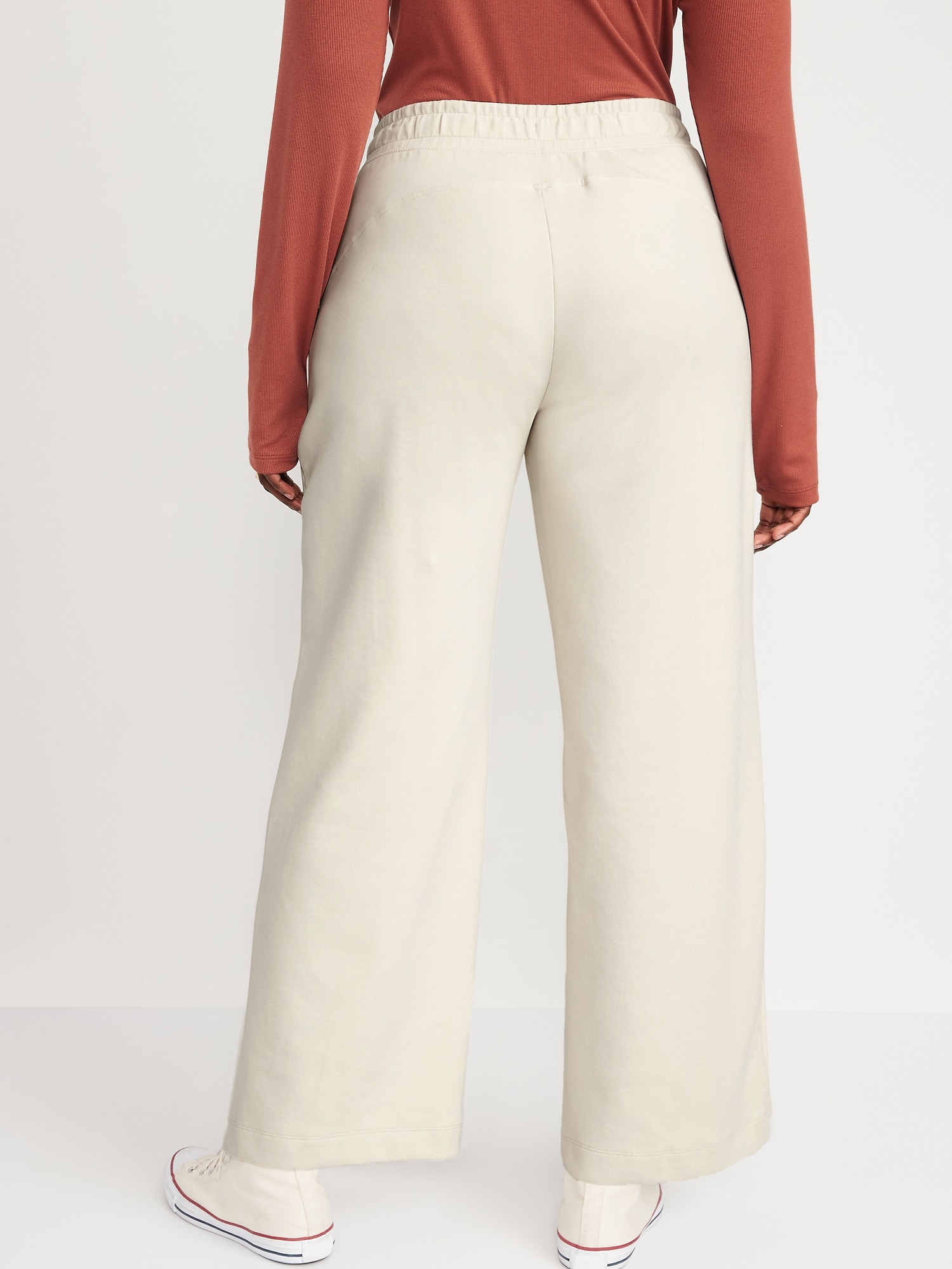 High-Waisted Dynamic Fleece Wide-Leg Pants for Women | Old Navy