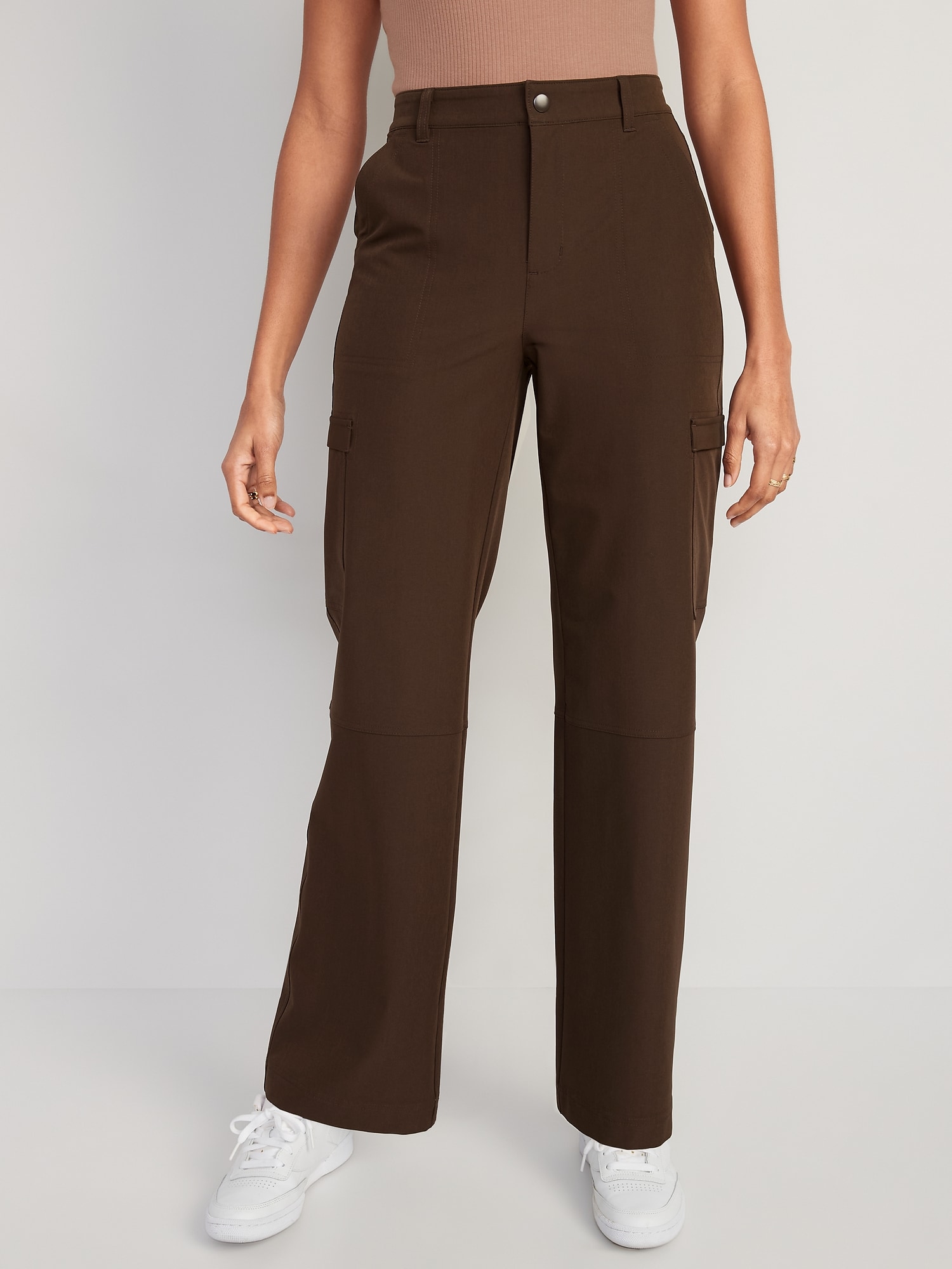 Old Navy High-Waisted StretchTech Cropped Taper Pants