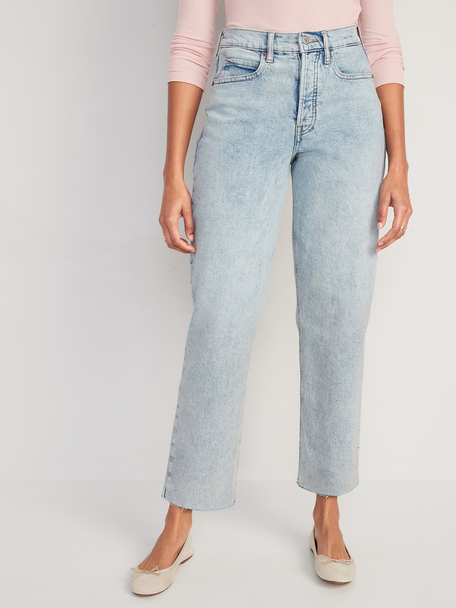 Sky High Straight Jeans | Old Navy