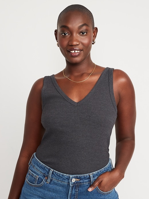Image number 5 showing, First-Layer V-Neck Tank Top