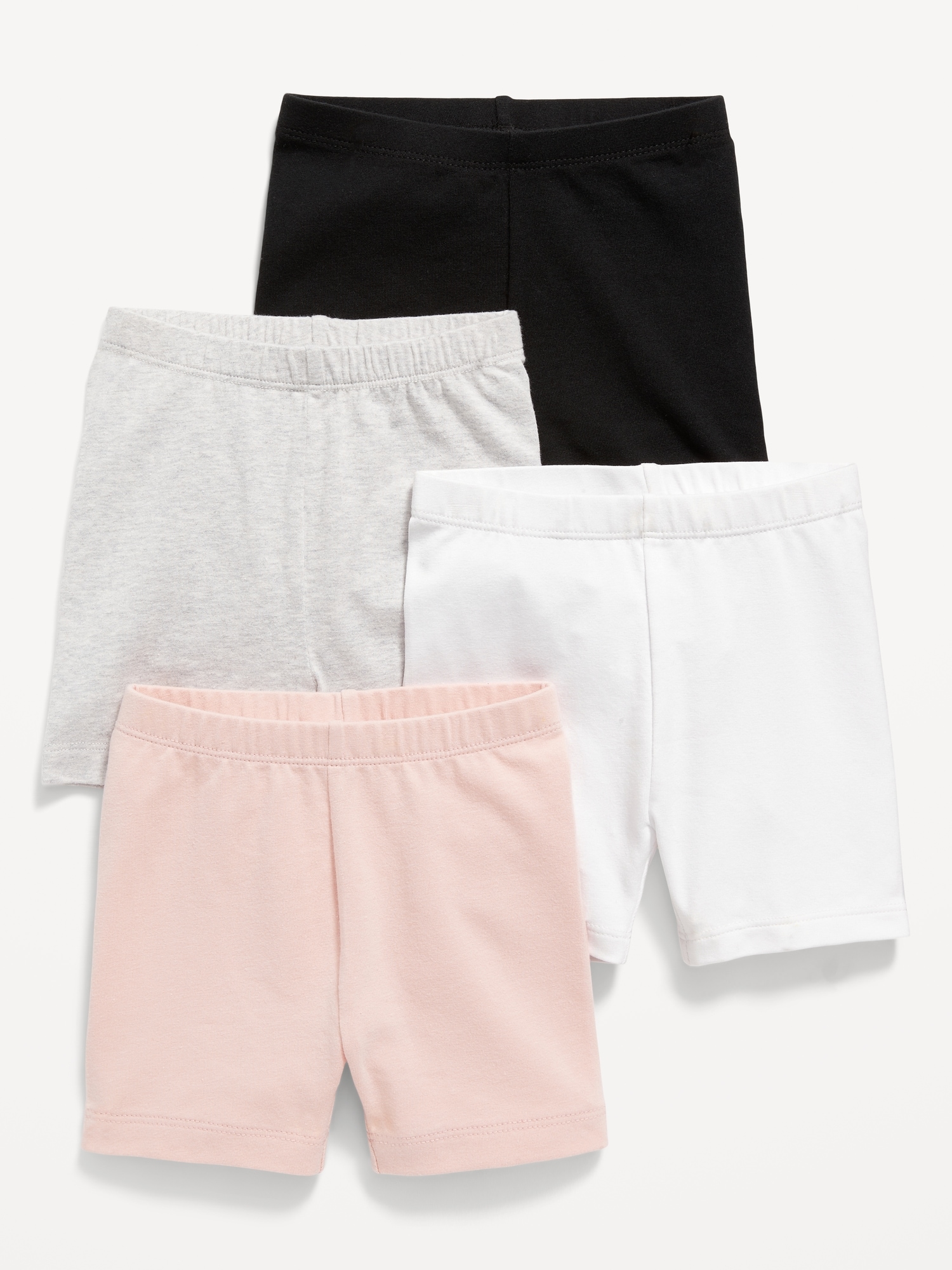 Old Navy Jersey Biker Shorts 4-Pack for Toddler Girls multi. 1
