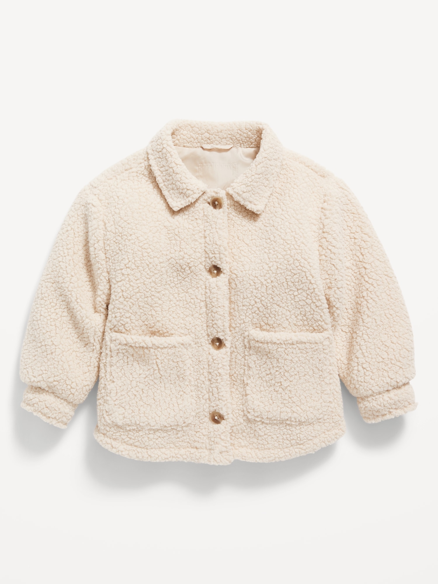 Cozy Sherpa Shacket for Toddler Girls | Old Navy