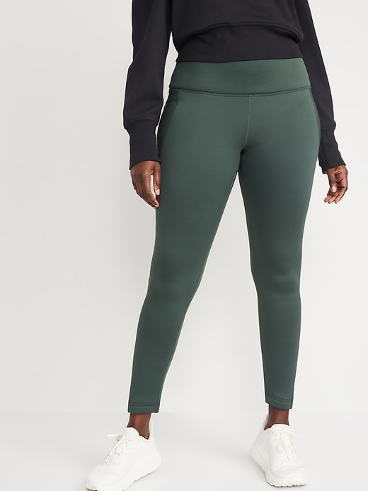 Image number 5 showing, High-Waisted UltraCoze Fleece-Lined Leggings
