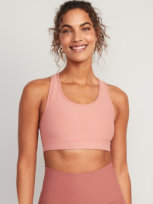 Image number 1 showing, Medium-Support PowerSoft Racerback Sports Bra