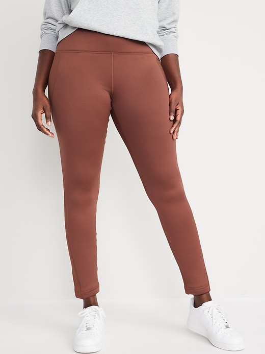 Image number 5 showing, High-Waisted UltraCoze Fleece-Lined Leggings