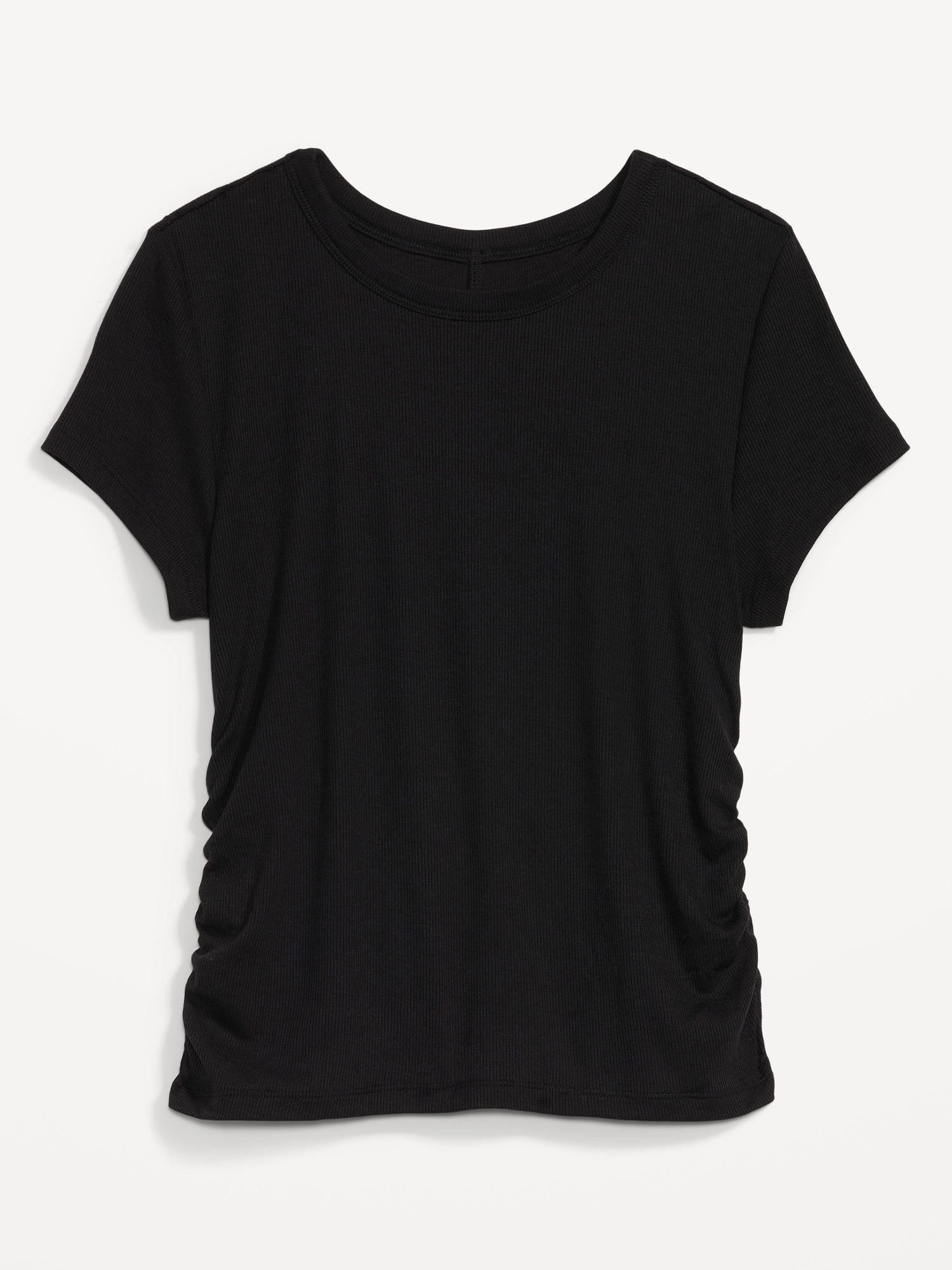 UltraLite Open-Back Rib-Knit T-Shirt | Old Navy