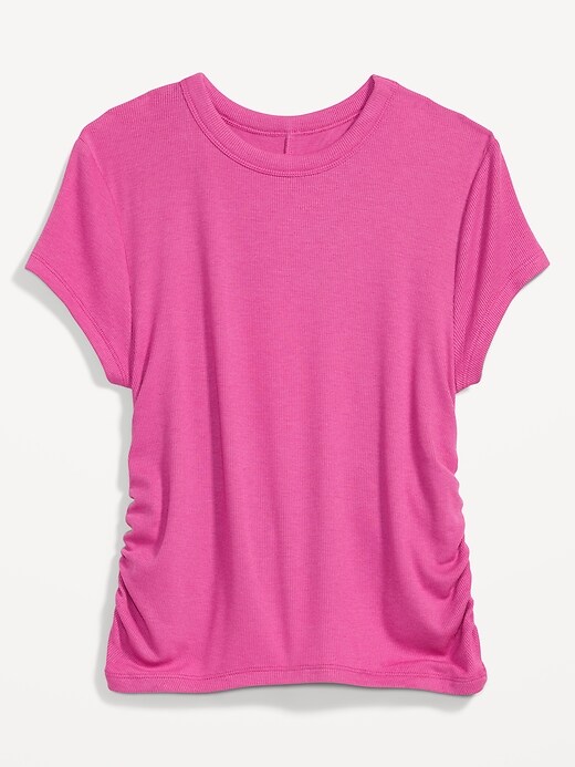 UltraLite Open-Back Rib-Knit T-Shirt | Old Navy