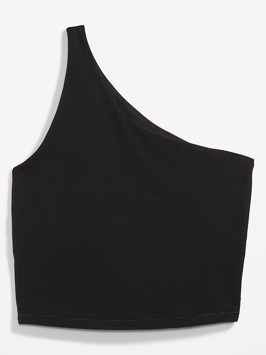 Image number 4 showing, Light-Support PowerChill One-Shoulder Longline Sports Bra