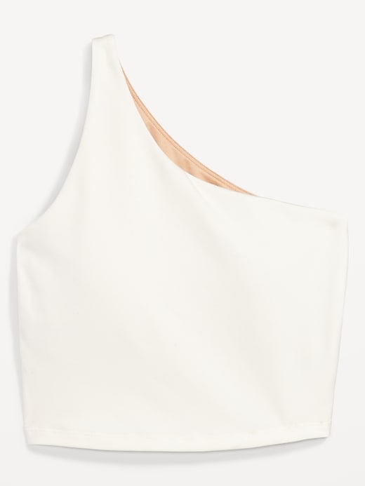 Image number 4 showing, Light-Support PowerChill One-Shoulder Longline Sports Bra