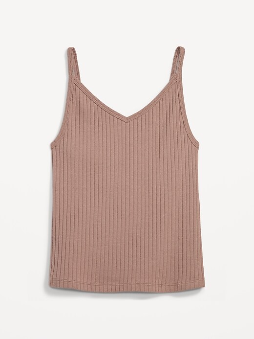 Image number 4 showing, Rib-Knit V-Neck Matching Sweater Tank Top