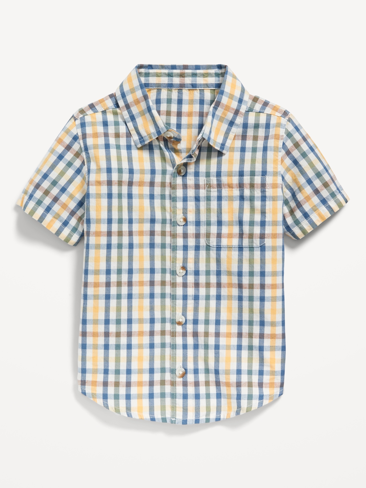 ShortSleeve Printed Poplin Shirt for Toddler Boys Old Navy