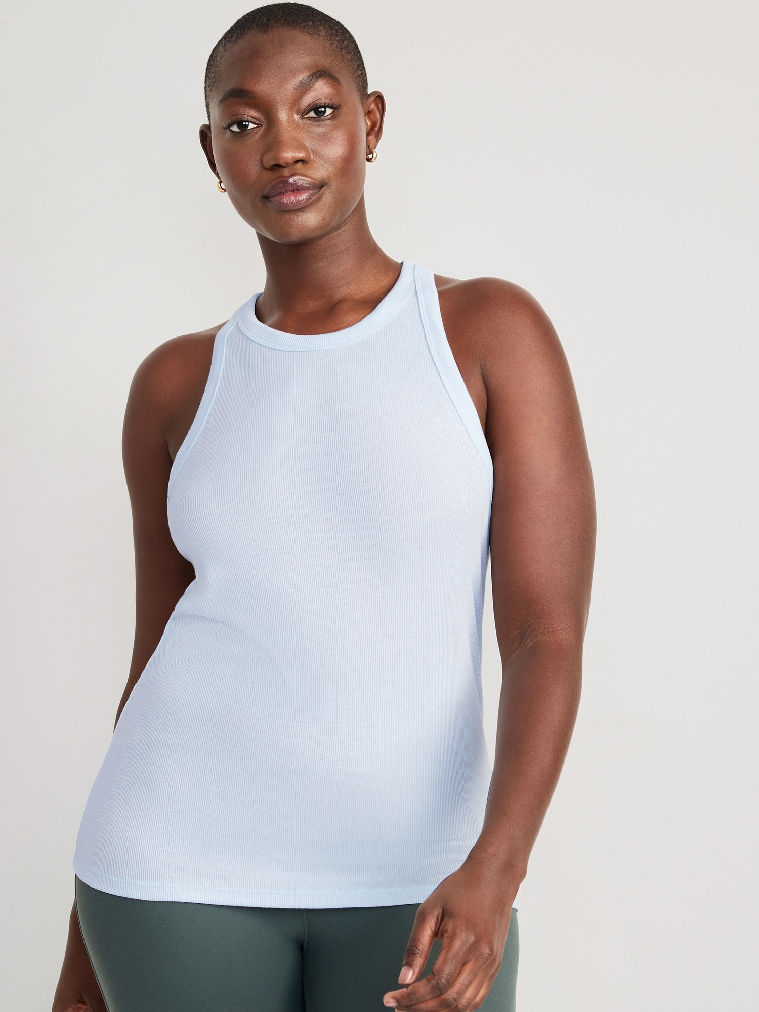 UltraLite Racerback RibKnit Performance Tank for Women Old Navy
