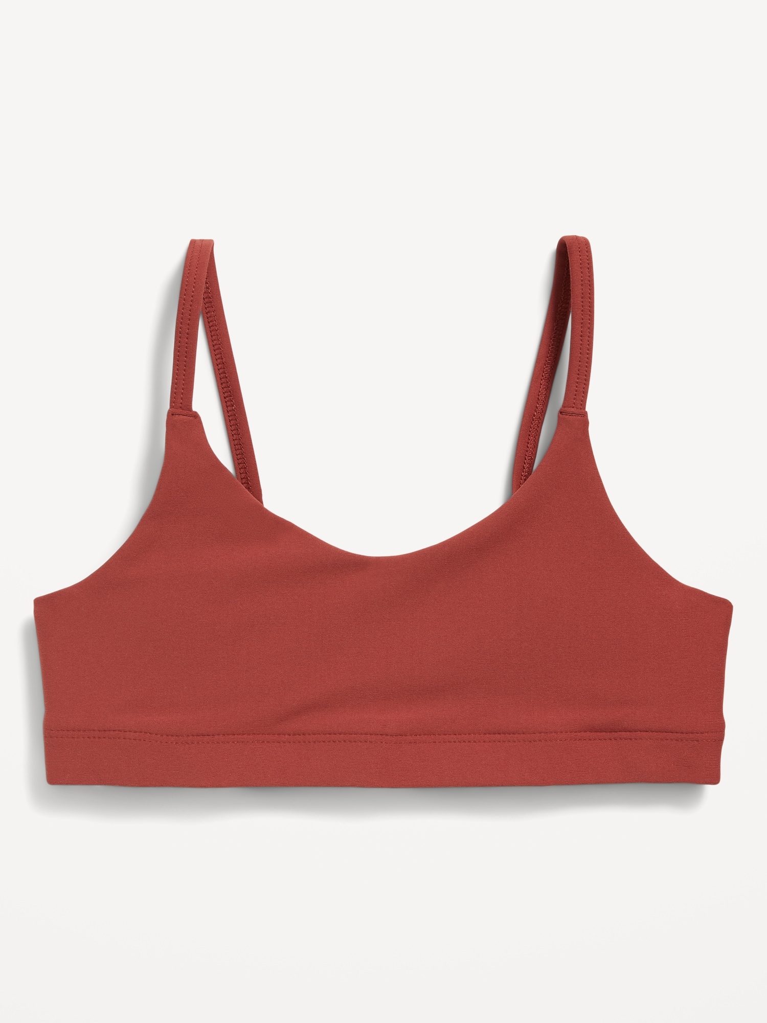 Old Navy PowerSoft Everyday Convertible-Strap Bra for Girls red. 1