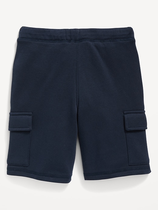 View large product image 2 of 2. Fleece Cargo Jogger Shorts for Boys (At Knee)