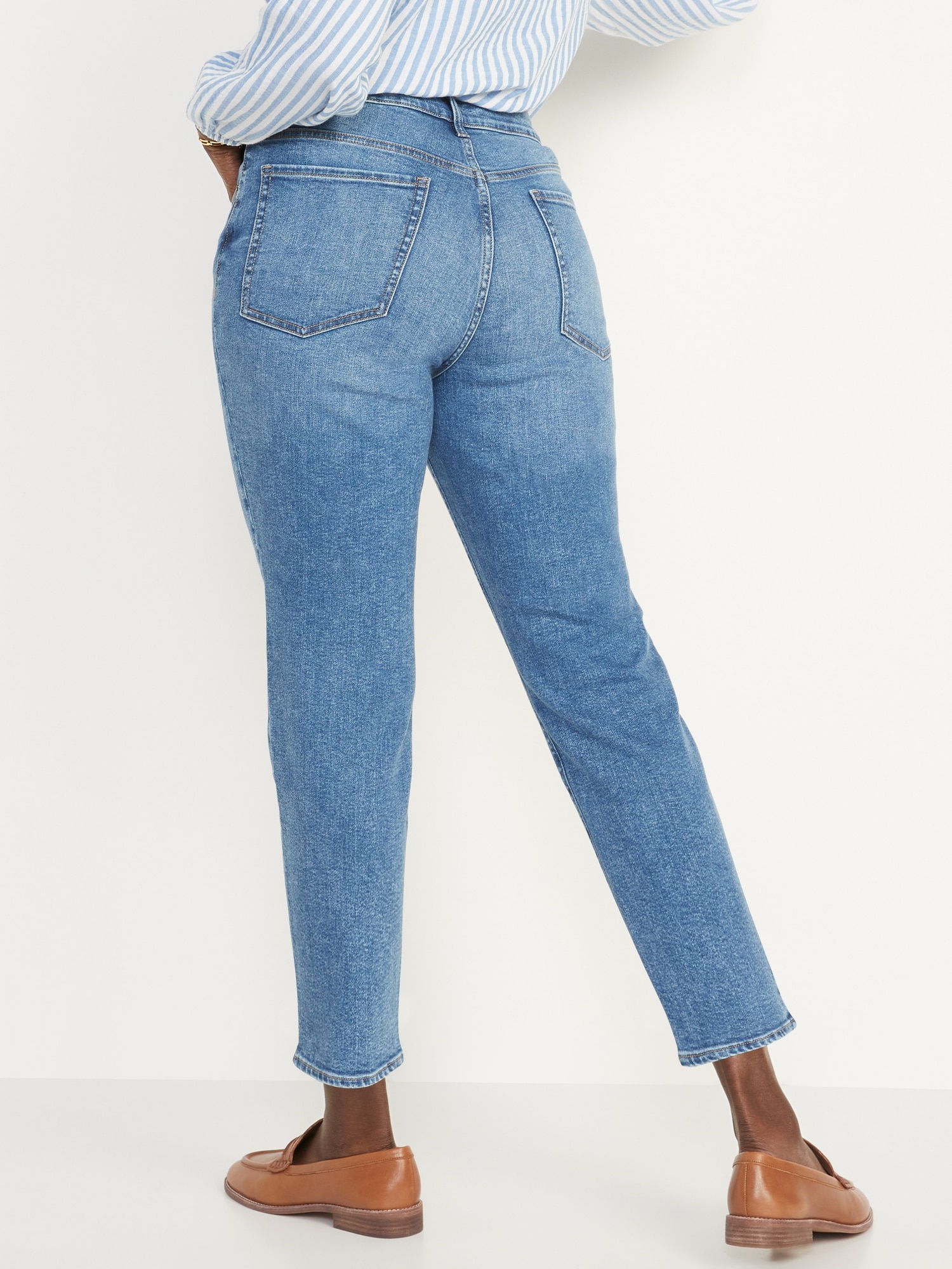 High-Waisted OG Straight Extra Stretch Jeans for Women | Old Navy