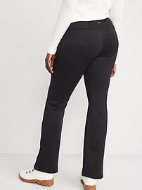 High-Waisted UltraCoze Fleece-Lined Flare Leggings for Women