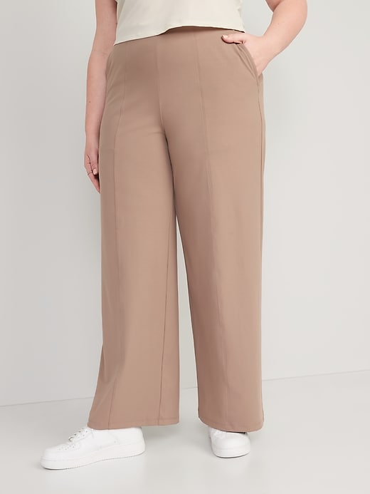 Image number 7 showing, High-Waisted PowerSoft Wide-Leg Pants