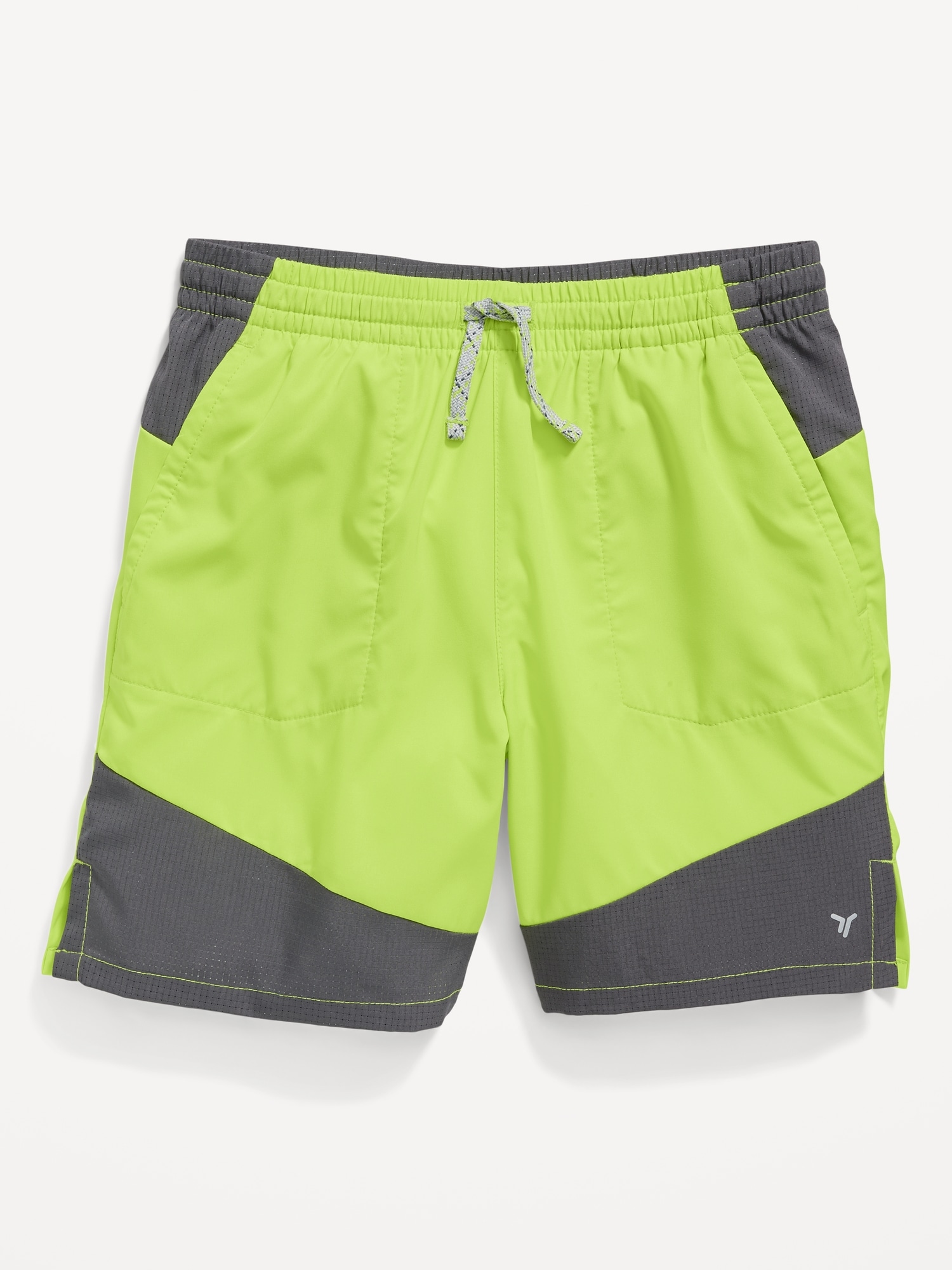 Old Navy StretchTech Performance Run Shorts for Boys (Above Knee) green. 1