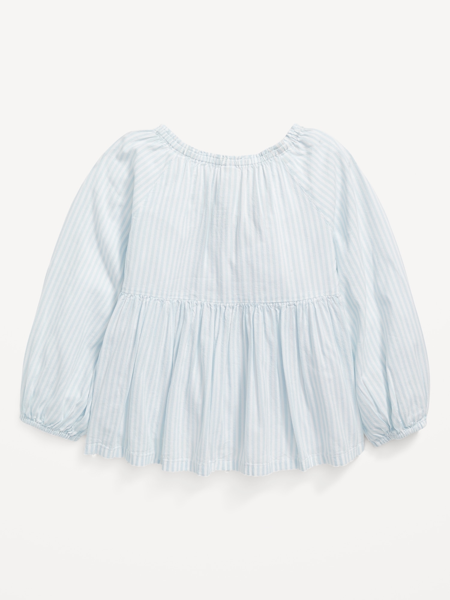 Long-Sleeve Striped Swing Top for Girls | Old Navy
