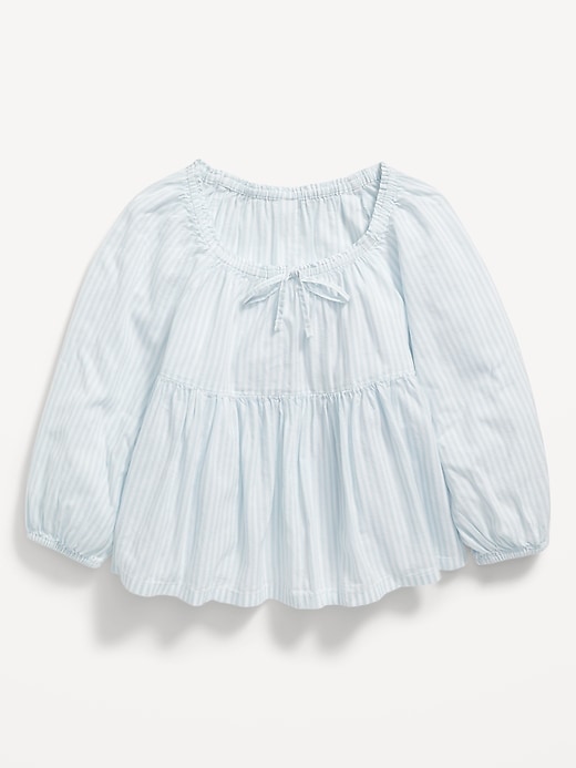 Long-Sleeve Striped Swing Top for Girls | Old Navy