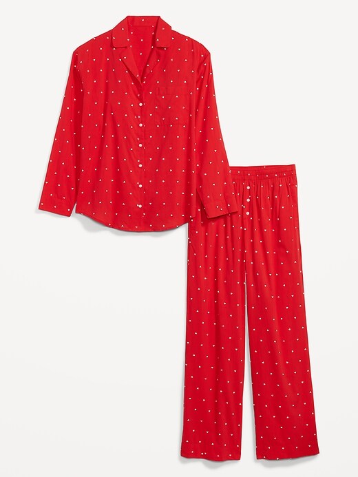 Image number 4 showing, Oversized Printed Pajama Set