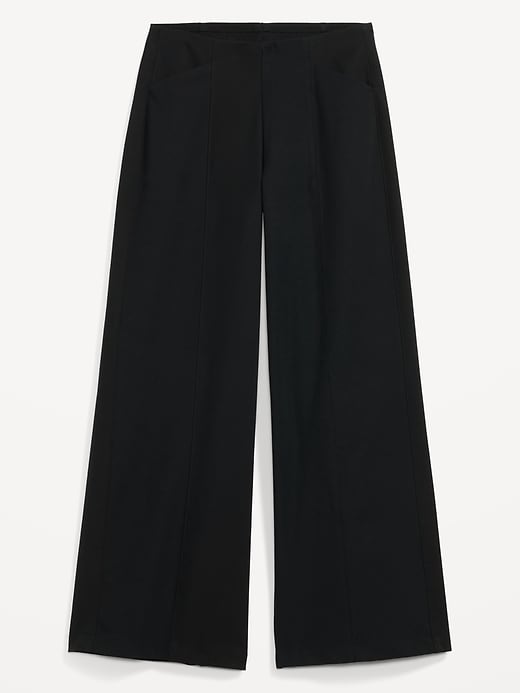 Image number 4 showing, High-Waisted Pull-On Pixie Wide-Leg Pants for Women