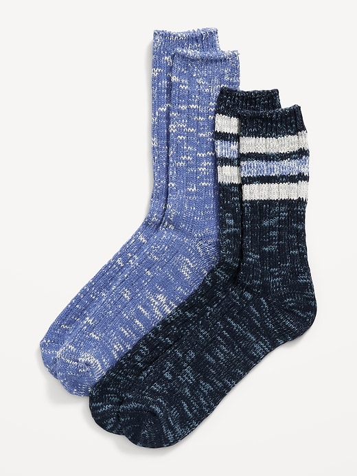 View large product image 1 of 1. 2-Pack Crew Socks