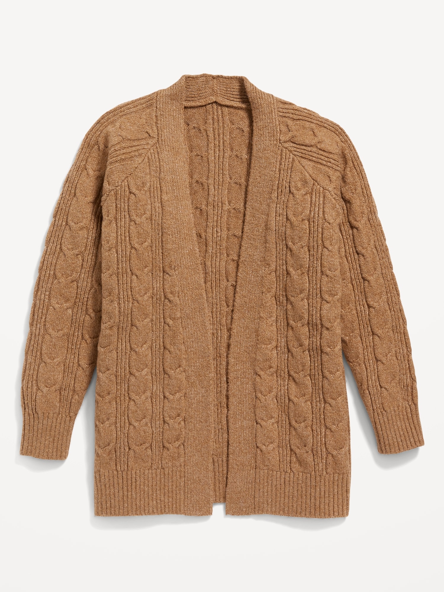 Cozy-Knit Open-Front Cardigan Sweater for Women