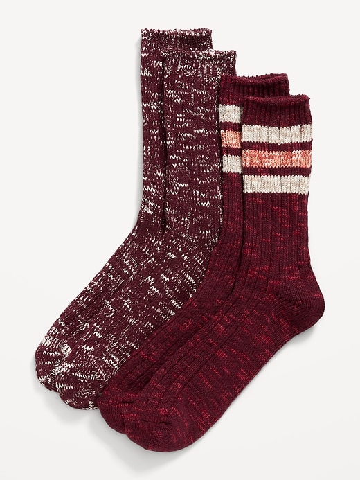 View large product image 1 of 1. 2-Pack Crew Socks