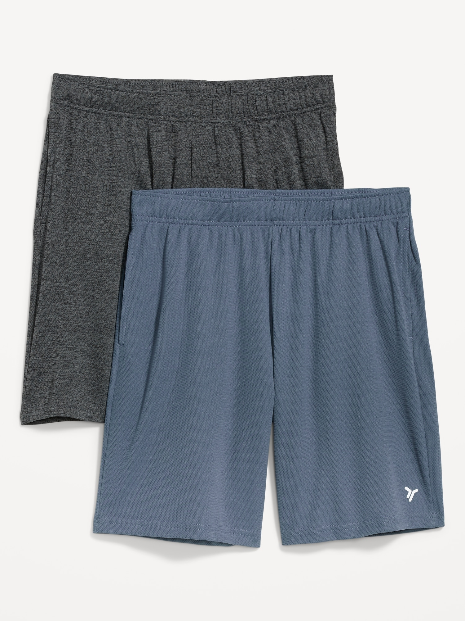 Old Navy Go-Dry Mesh Performance Shorts 2-Pack for Men -- 9-inch inseam blue. 1