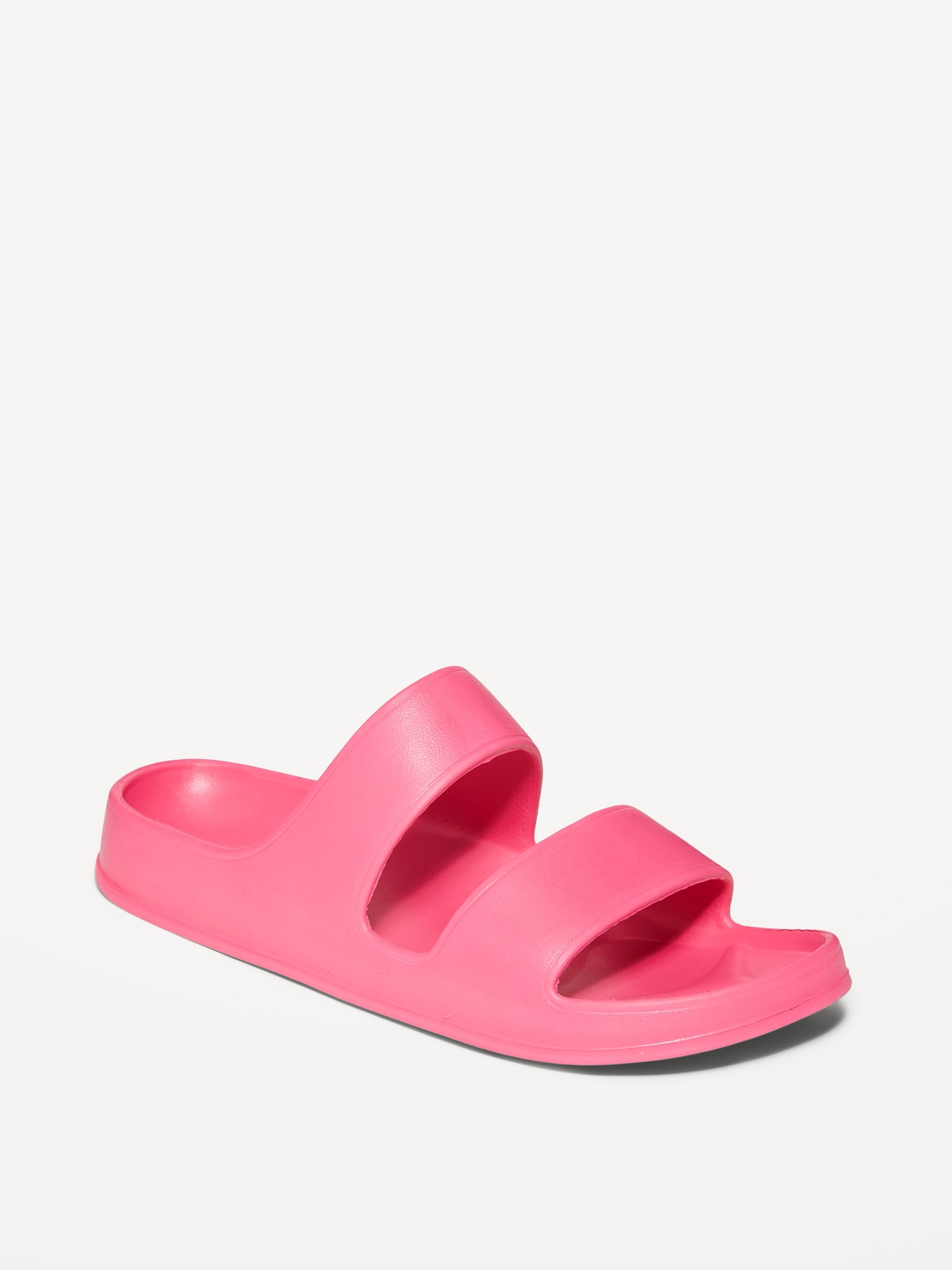 Old Navy Double-Strap Slide Sandals for Women (Partially Plant-Based) pink. 1