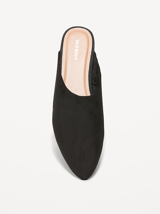 Image number 2 showing, Faux-Suede Mule Shoes