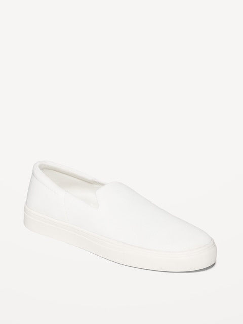 Slip-On Sneakers - Bright White