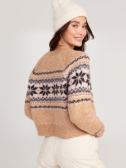 Matching Holiday Fair Isle Cardigan Sweater for Women | Old Navy