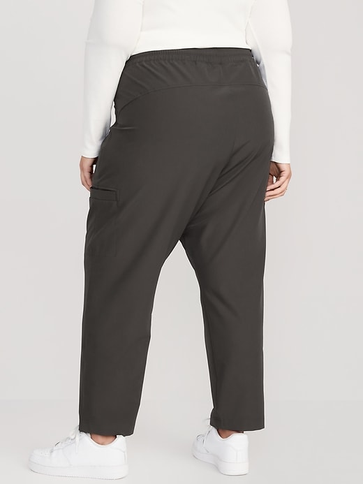 Image number 8 showing, High-Waisted All-Seasons StretchTech Slouchy Taper Cargo Pants