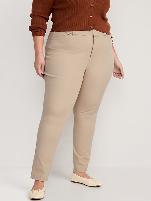 Image number 7 showing, Curvy High-Waisted Pixie Skinny Ankle Pants