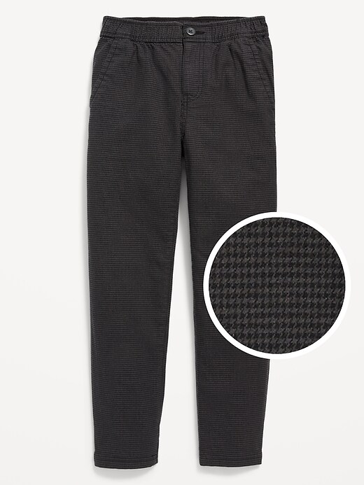 View large product image 1 of 3. Textured Patterned Built-In Flex Taper Pants for Boys