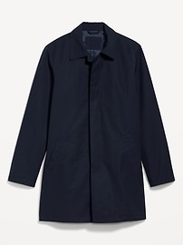 Stafford Mens Water Resistant Midweight Topcoat | Blue | Regular XX-Large | Coats + Jackets Topcoats | Water Resistant