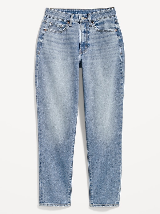 Image number 3 showing, Curvy High-Waisted OG Straight Ankle Jeans