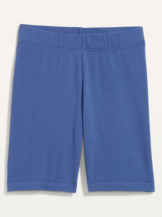 high waisted long biker shorts