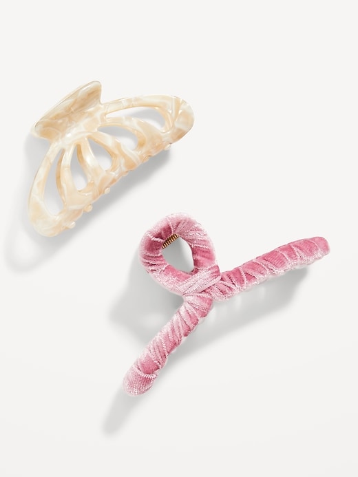 View large product image 1 of 1. Claw Hair Clips Variety 2-Pack for Women