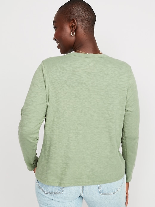 Image number 3 showing, EveryWear Long-Sleeve Slub-Knit T-Shirt 2-Pack