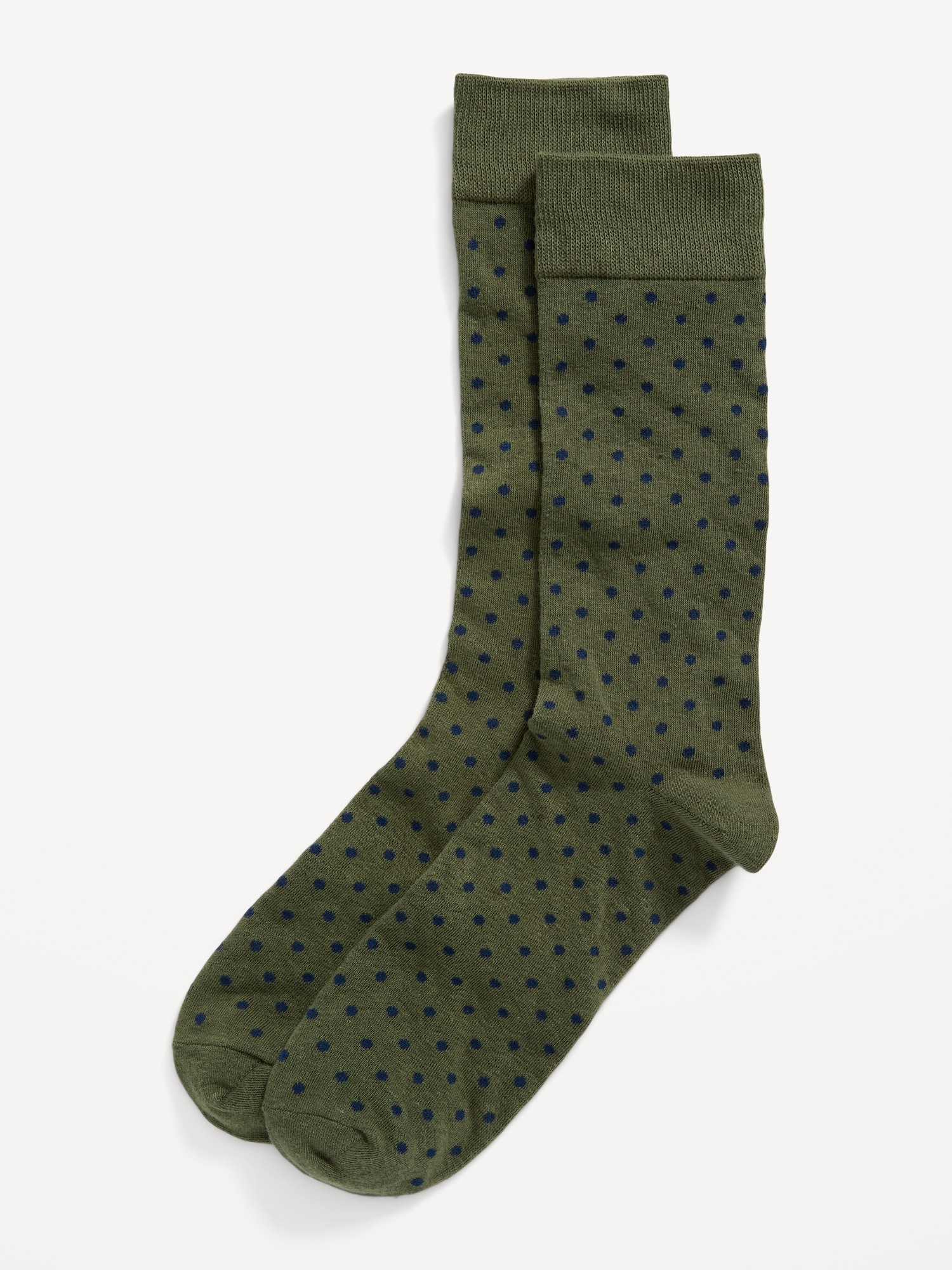 Old Navy Printed Novelty Statement Socks for Men green. 1