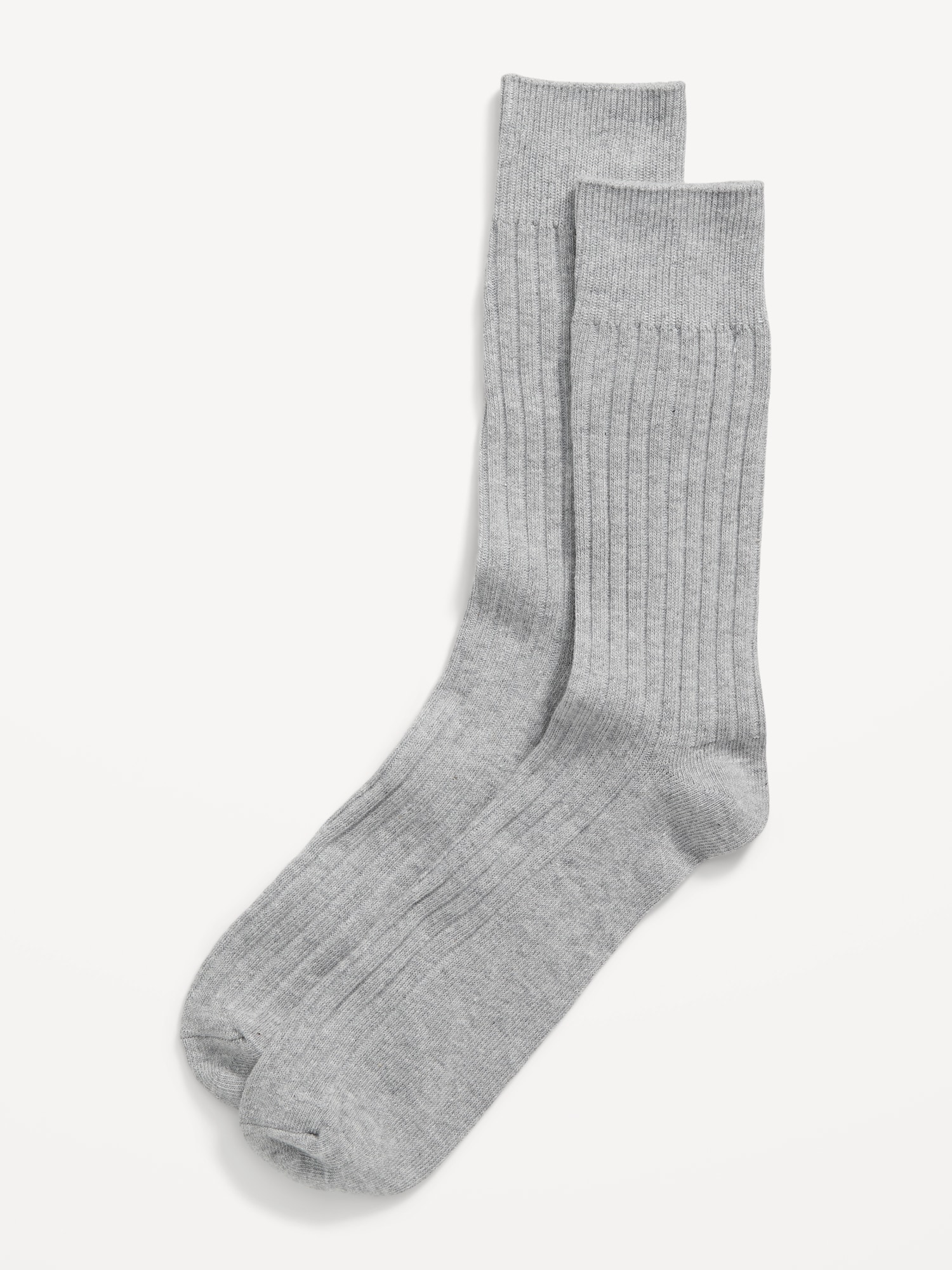 Old Navy Rib-Knit Crew Socks gray. 1
