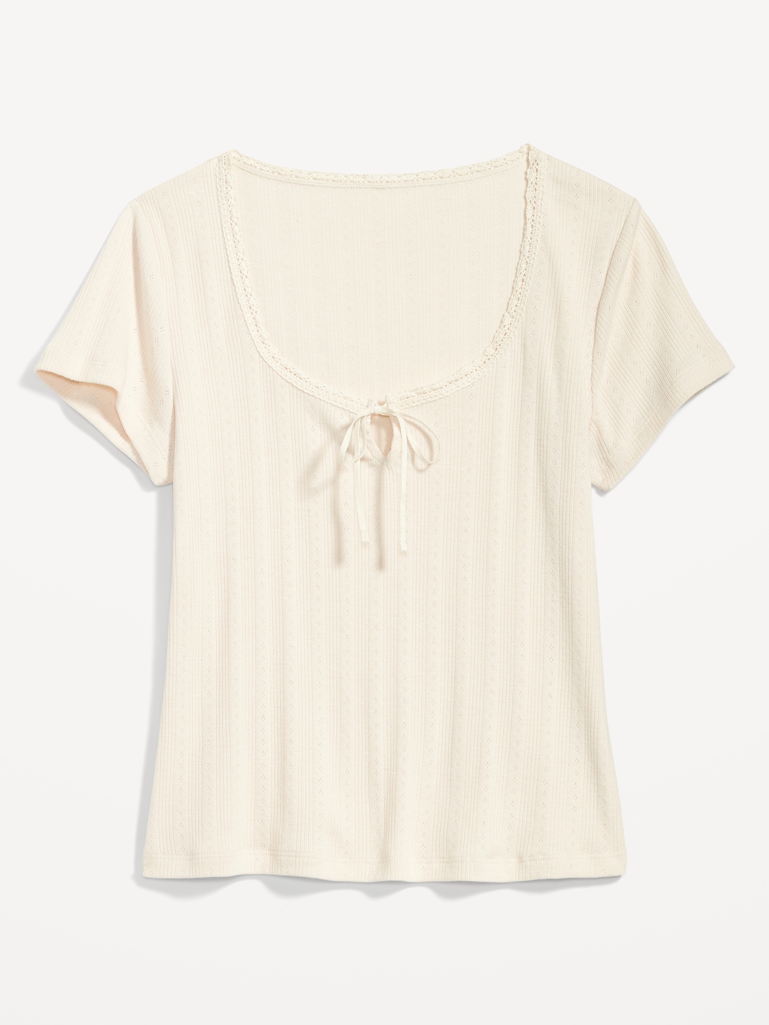 Pointelle-Knit Top | Old Navy