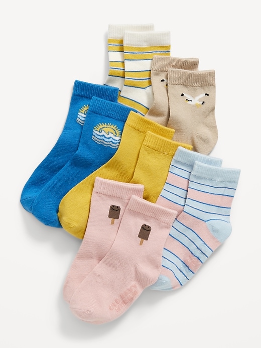 Unisex Crew Socks 6Pack for Toddler & Baby Old Navy
